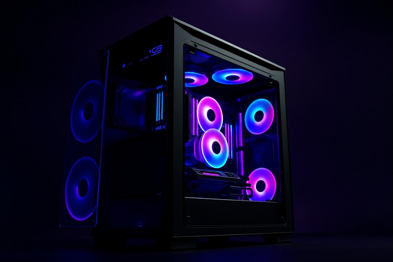 Gaming PC احترافي بإضاءة RGB